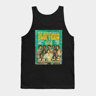 POSTER TOUR - SOUL TRAIN THE SOUTH LONDON 77 Tank Top